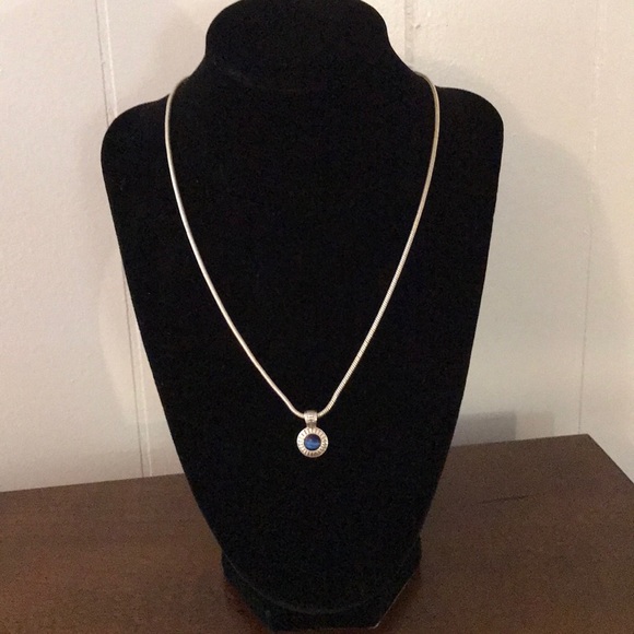 Jewelry - Navy Blue & Silver Tone Necklace Jewelry - Navy Blue & Silver Tone Necklace